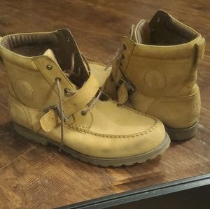 Polo Ralph Lauren Wheathill Leather Strap Boots